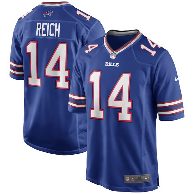 mens nike frank reich royal buffalo bills game retired player jersey